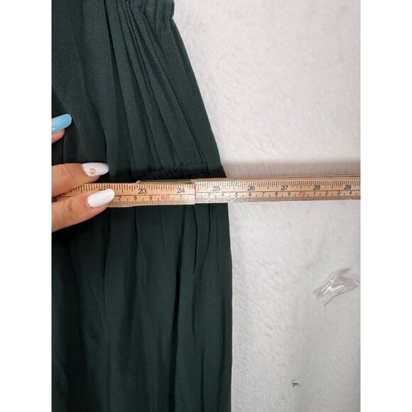 Old Navy waist defined midi dress beach lagen hunter green sz 4X - Picture 5 of 8